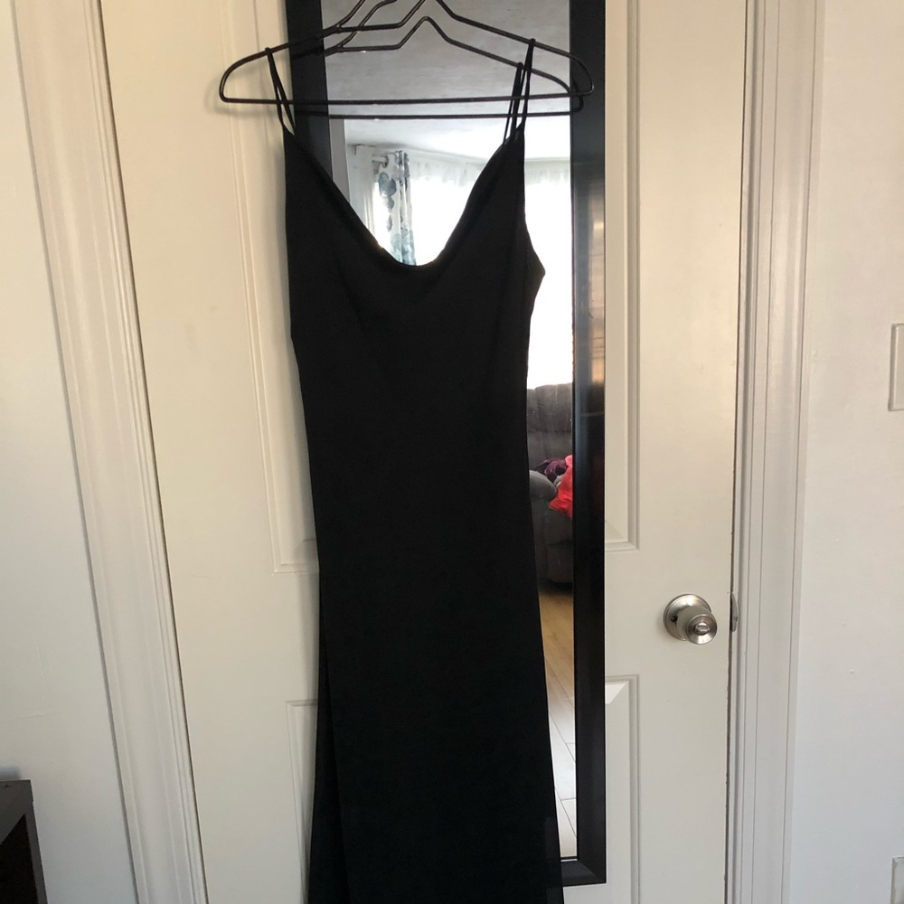 Black evening dress